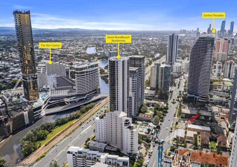 Broadbeach Stunner Modern And Central 黄金海岸 外观 照片