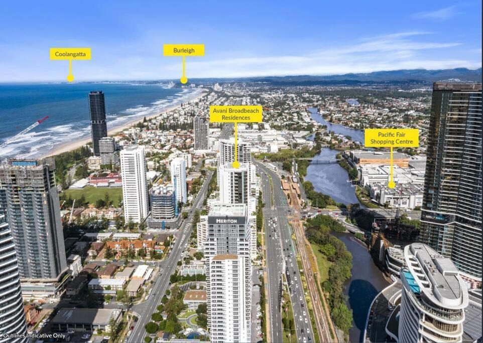 Broadbeach Stunner Modern And Central 黄金海岸 外观 照片